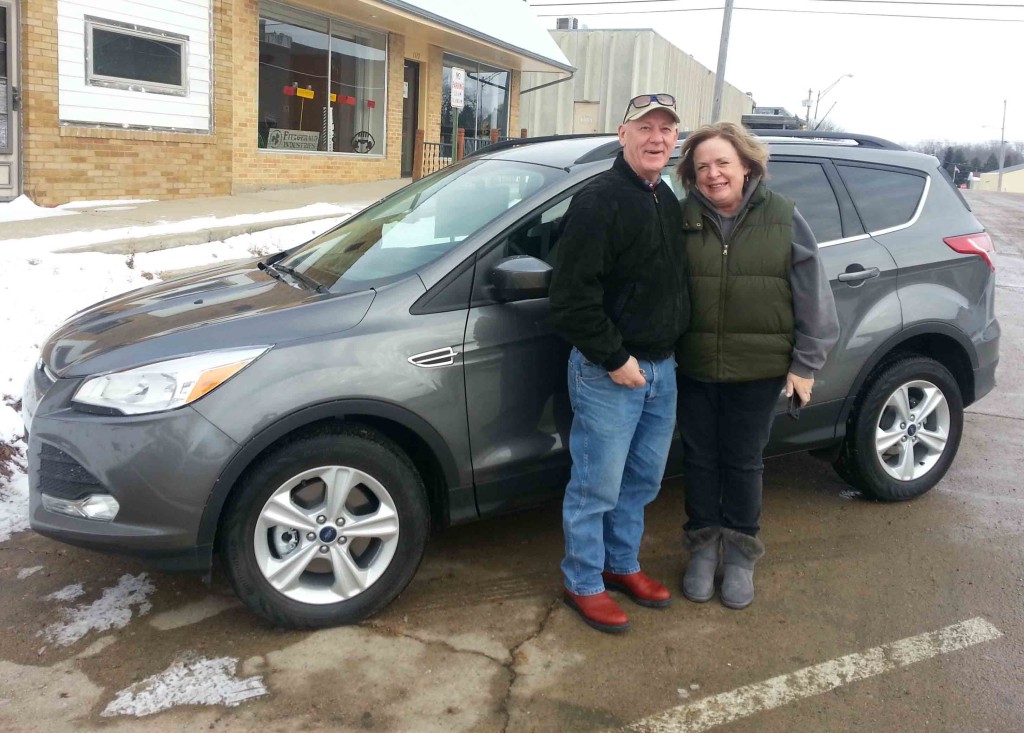 Jim and Julie Walstrom and their New 2014 Escape